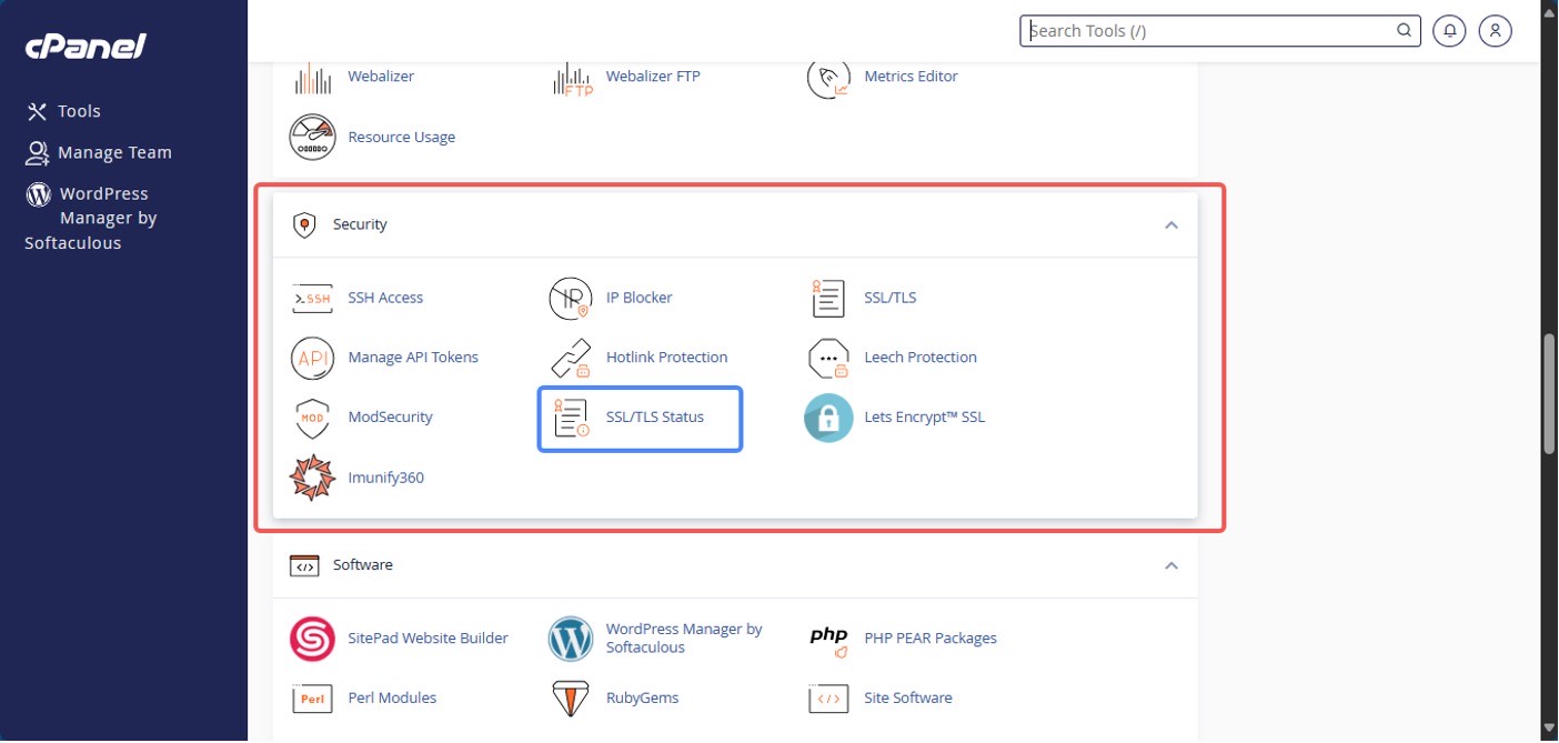 LyteHosting SSL/TLS Status