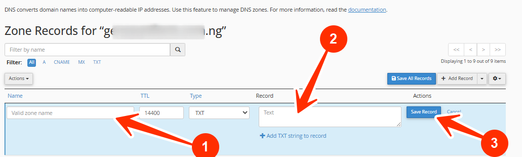 Zone Editor - Fill Field - Save Record