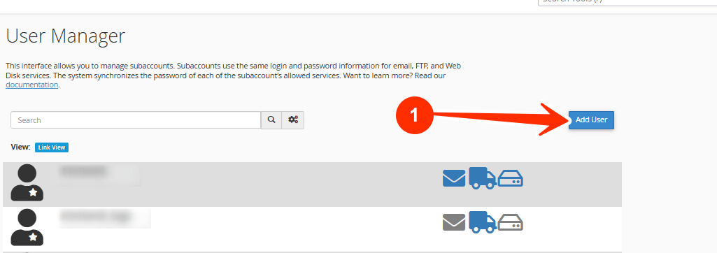 User Manager - Add User