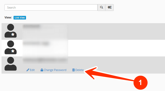 User Manager - Delete