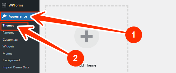 WordPress - Appearance - Themes