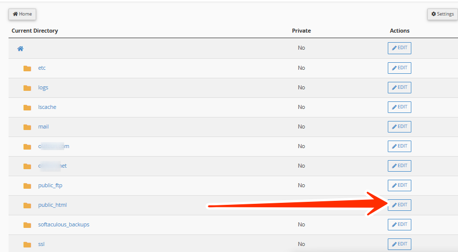 Directory Privacy - Edit