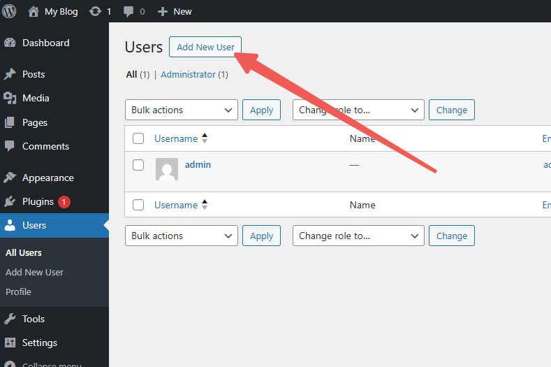 Users - Add New User