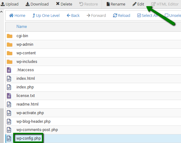 Domain Root Folder